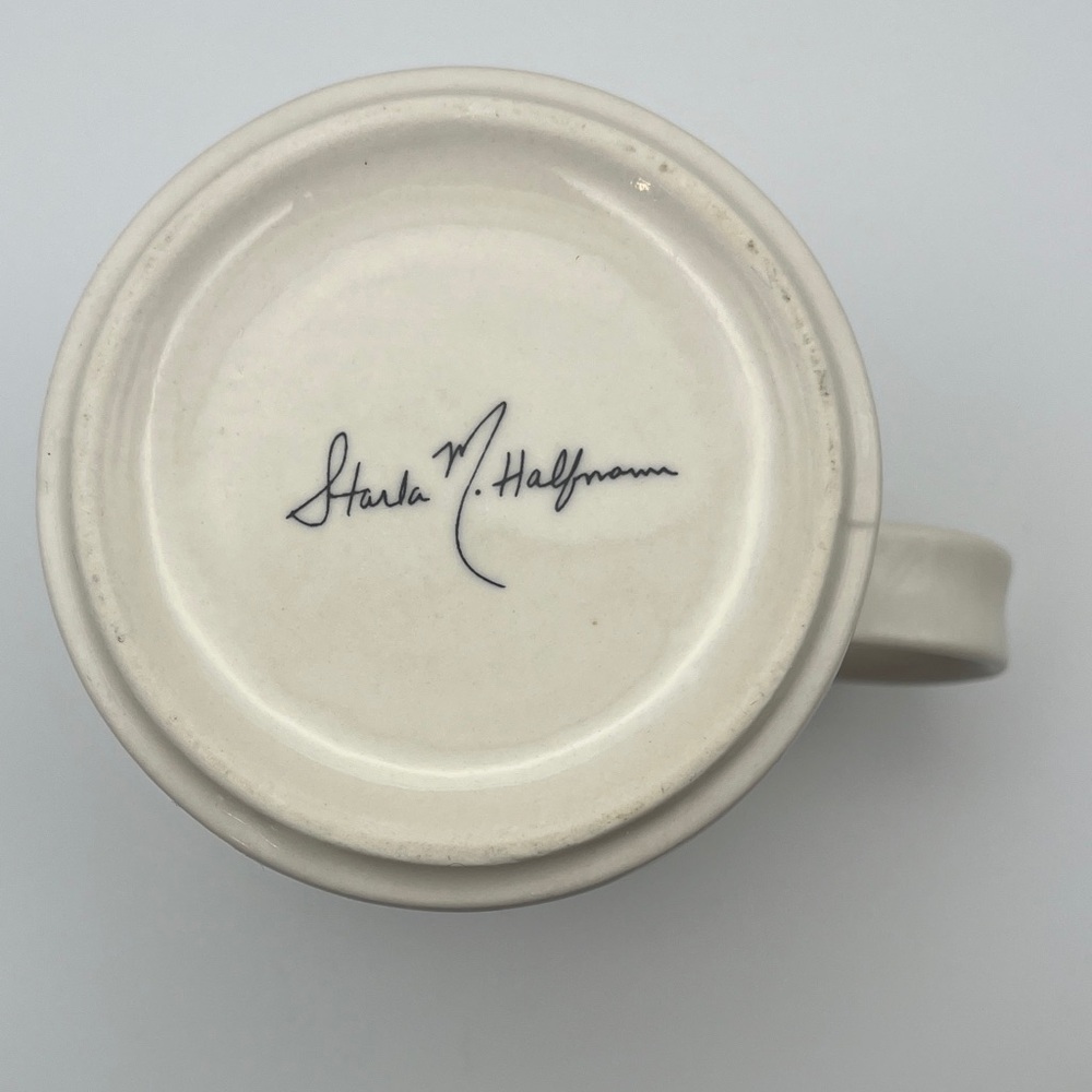 Anthropologie x Starla Halfman M Initial Mug - Colorful Floral - Picture 6 of 7